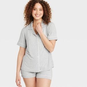 Auden Grey Women's Cloud Knit Pajama Set